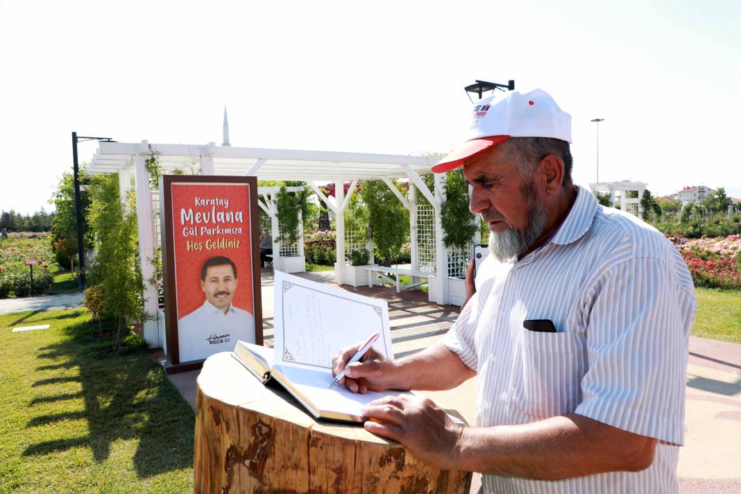 Konya’da lavanta ve gül kokulu anılar Hatıra Defteri’ne yazıldı 9